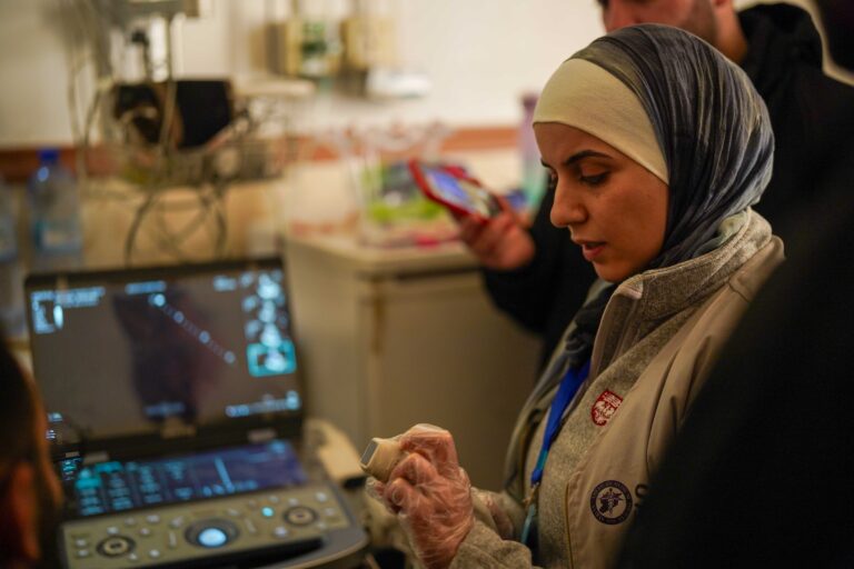 SAMS Conducts Specialized Hands-On Echocardiography Training as Part of Its January Medical Mission in Syria